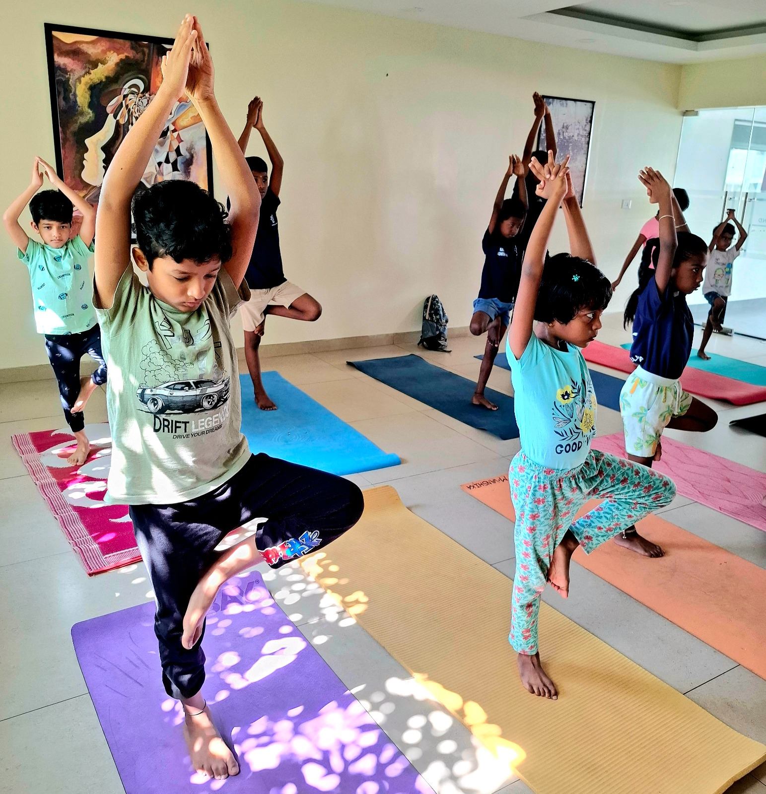 Studio life at Vetha Yogalaya